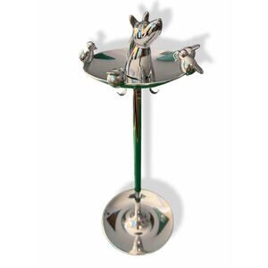 Umbra Zoola Dog ring holder and Umbra bird necklace stand jewelry holder chrome